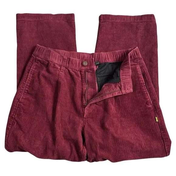 Converse x IRAK NYC Corduroy Pants Dark Burgundy Unisex Size Medium